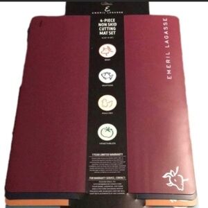 Emeril Lagasse Non Skid Colour Coded Mat Set